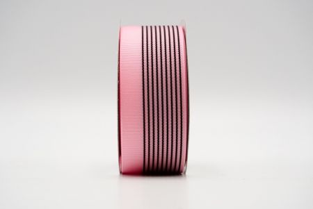 Cinta de grosgrain con diseño lineal recto rosa_K1756-150